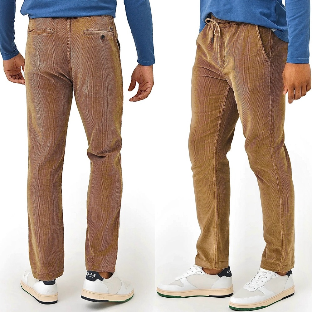 Faherty Men's Corduroy Pants in Tan